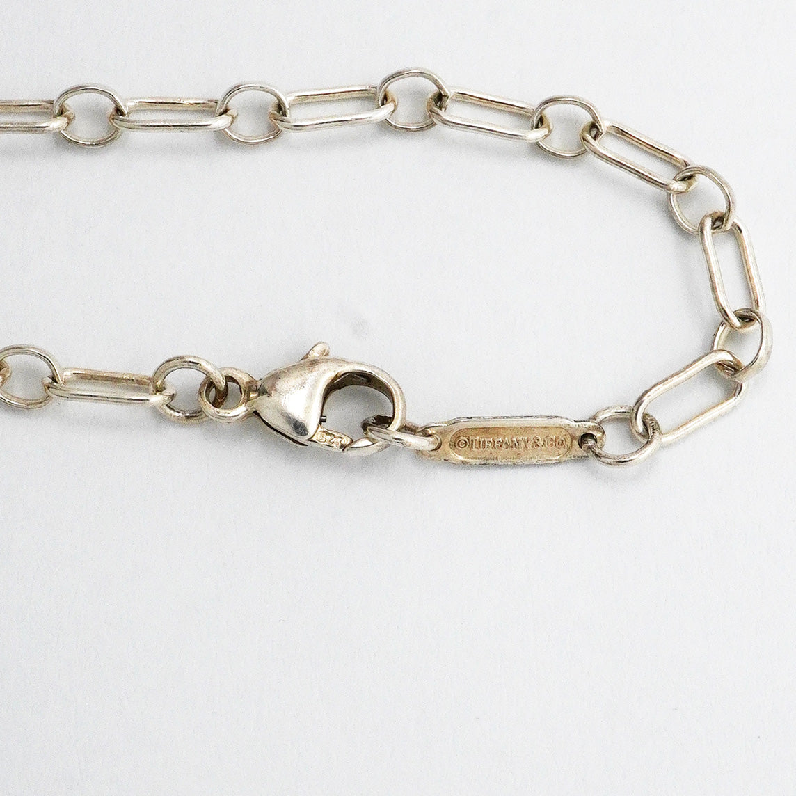【6jhb0578】ティファニー ブレスレット ハートロック K18PG ピンクゴールド シルバー925【中古】レディース