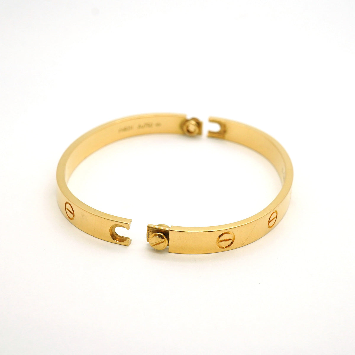 【6jhb0579】カルティエ バングル ラブブレス K18YG イエローゴールド【中古】レディース