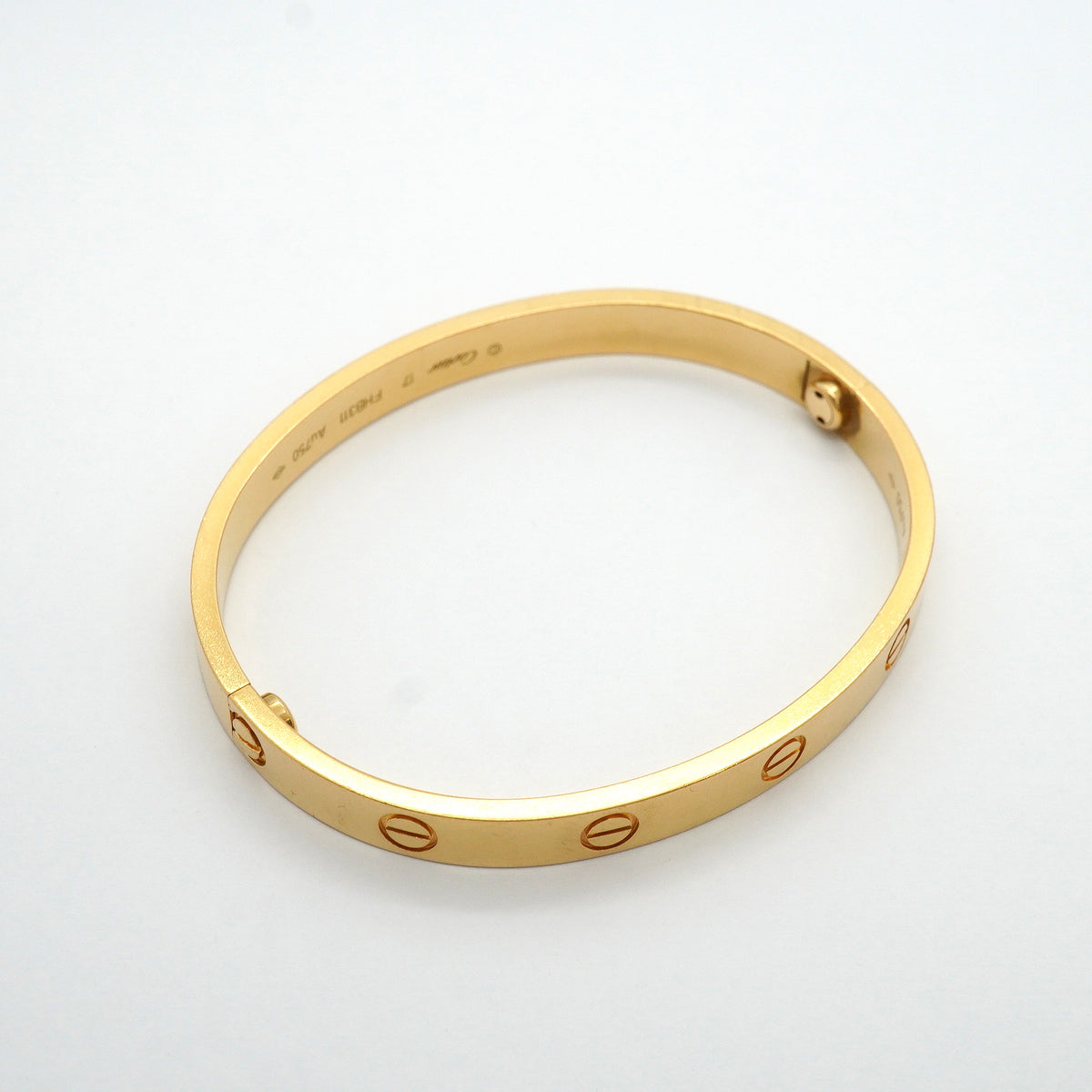【6jhb0579】カルティエ バングル ラブブレス K18YG イエローゴールド【中古】レディース