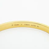 【6jhb0579】カルティエ バングル ラブブレス K18YG イエローゴールド【中古】レディース