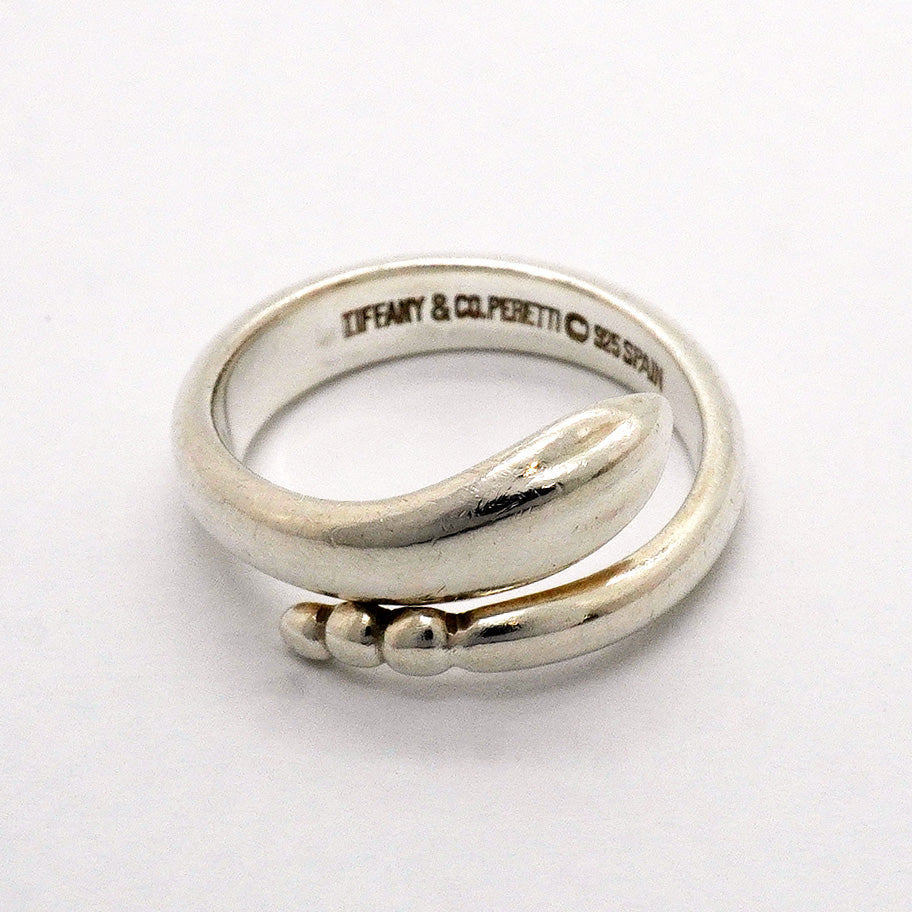 【6jhb0580】ティファニー リング スネーク シルバー925 6号【中古】レディース