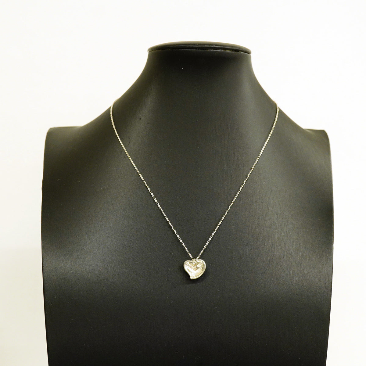 【6jhb0592】ティファニー ネックレス フルハート シルバー925【中古】レディース