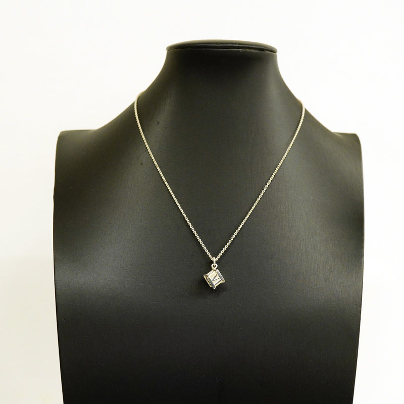 【6jhb0594】ティファニー ネックレス アトラス キューブ シルバー925【中古】レディース