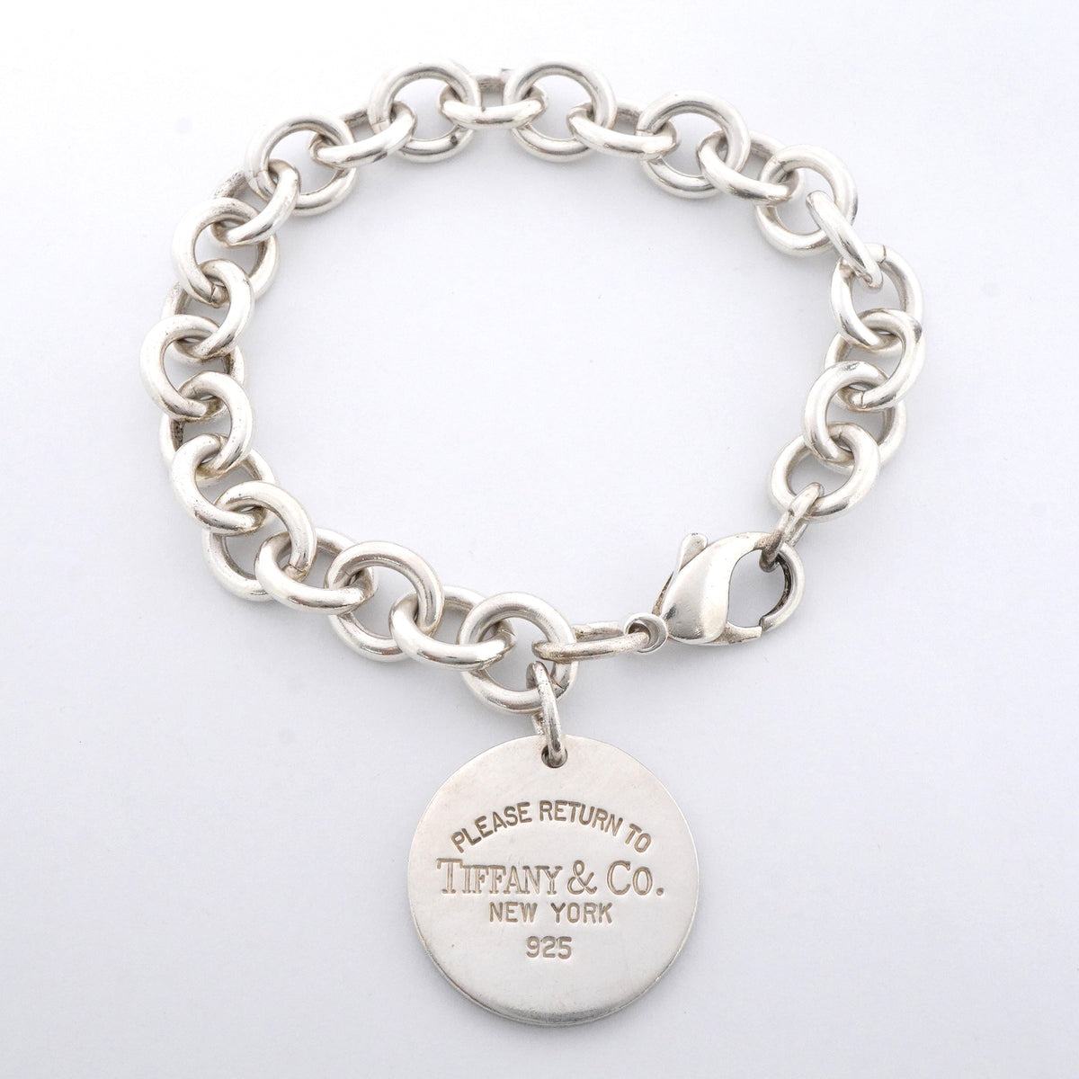 【6jhb0598】ティファニー ブレスレット リターントゥ 丸型 サークル シルバー925【中古】レディース
