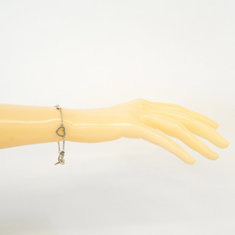 【6jhb0599】ティファニー ブレスレット ハートリンク シルバー925【中古】レディース