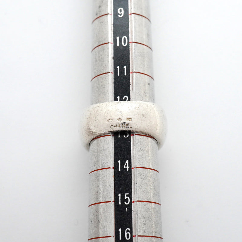 【6jhb0603】シャネル リング シャネルロゴ シルバー925 13号【中古】レディース