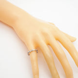 【6jhb0607】シャネル リング コメット/ダムール 星形 スター Pt950 プラチナ ダイヤモンド ＃48【中古】レディース