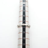 【6jhb0607】シャネル リング コメット/ダムール 星形 スター Pt950 プラチナ ダイヤモンド ＃48【中古】レディース