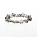 【6jhb0607】シャネル リング コメット/ダムール 星形 スター Pt950 プラチナ ダイヤモンド ＃48【中古】レディース