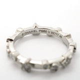 【6jhb0607】シャネル リング コメット/ダムール 星形 スター Pt950 プラチナ ダイヤモンド ＃48【中古】レディース