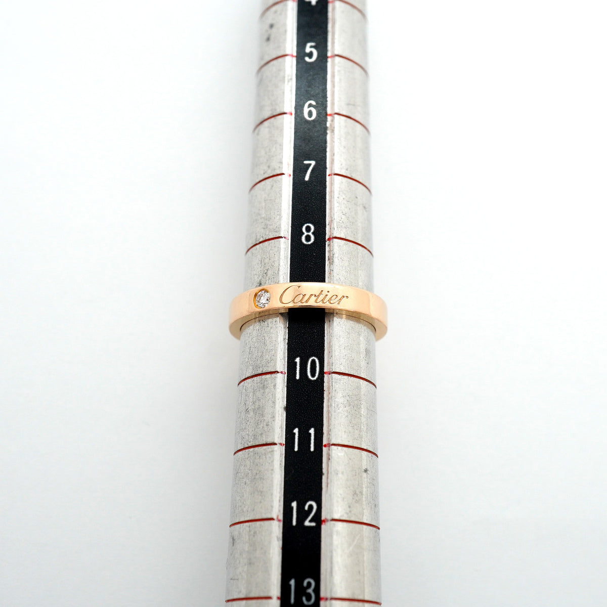 【6jhb0608】カルティエ リング Cドゥ 1PD K18PG ピンクゴールド ダイヤモンド ＃49【中古】レディース