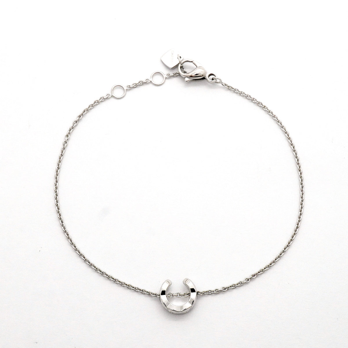 【6jhb0611】シャネル ブレスレット ココクラッシュ K18WG ホワイトゴールド【中古】レディース