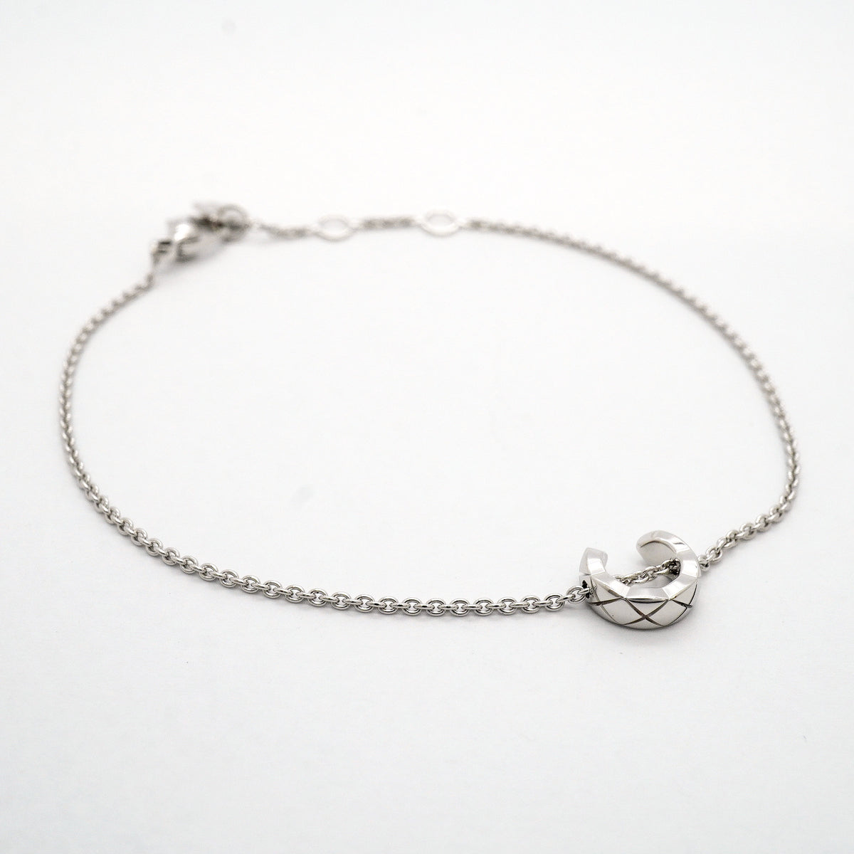 【6jhb0611】シャネル ブレスレット ココクラッシュ K18WG ホワイトゴールド【中古】レディース