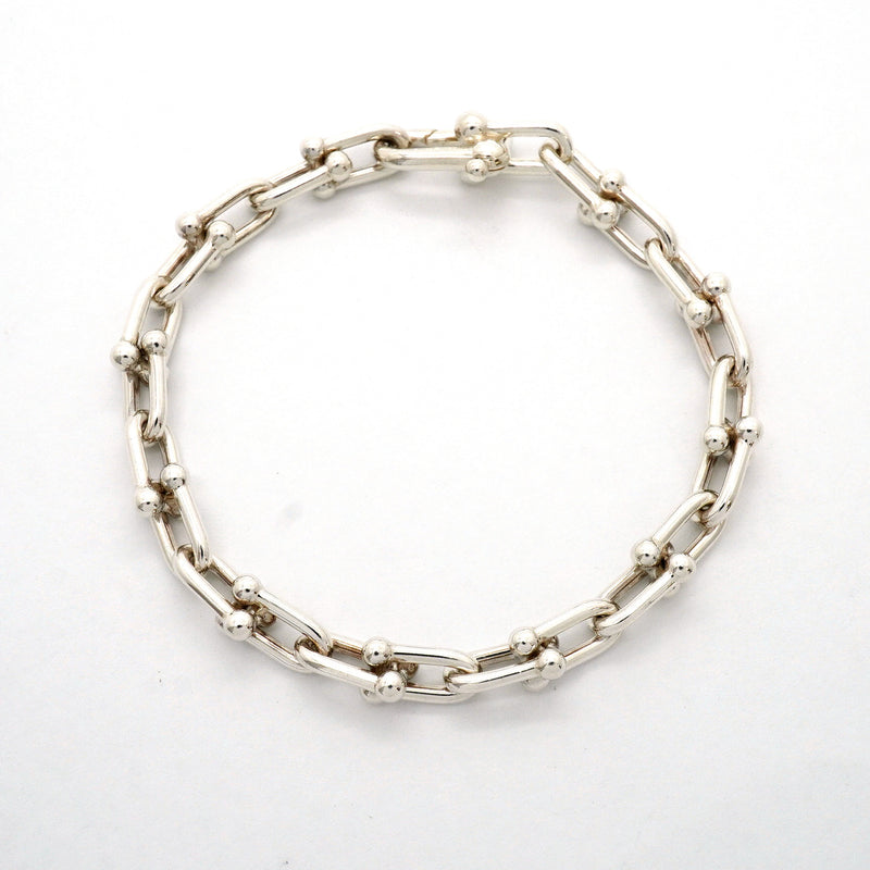 【6jhb0612】ティファニー ブレスレット ハードウェア/スモールリンク シルバー925【中古】レディース