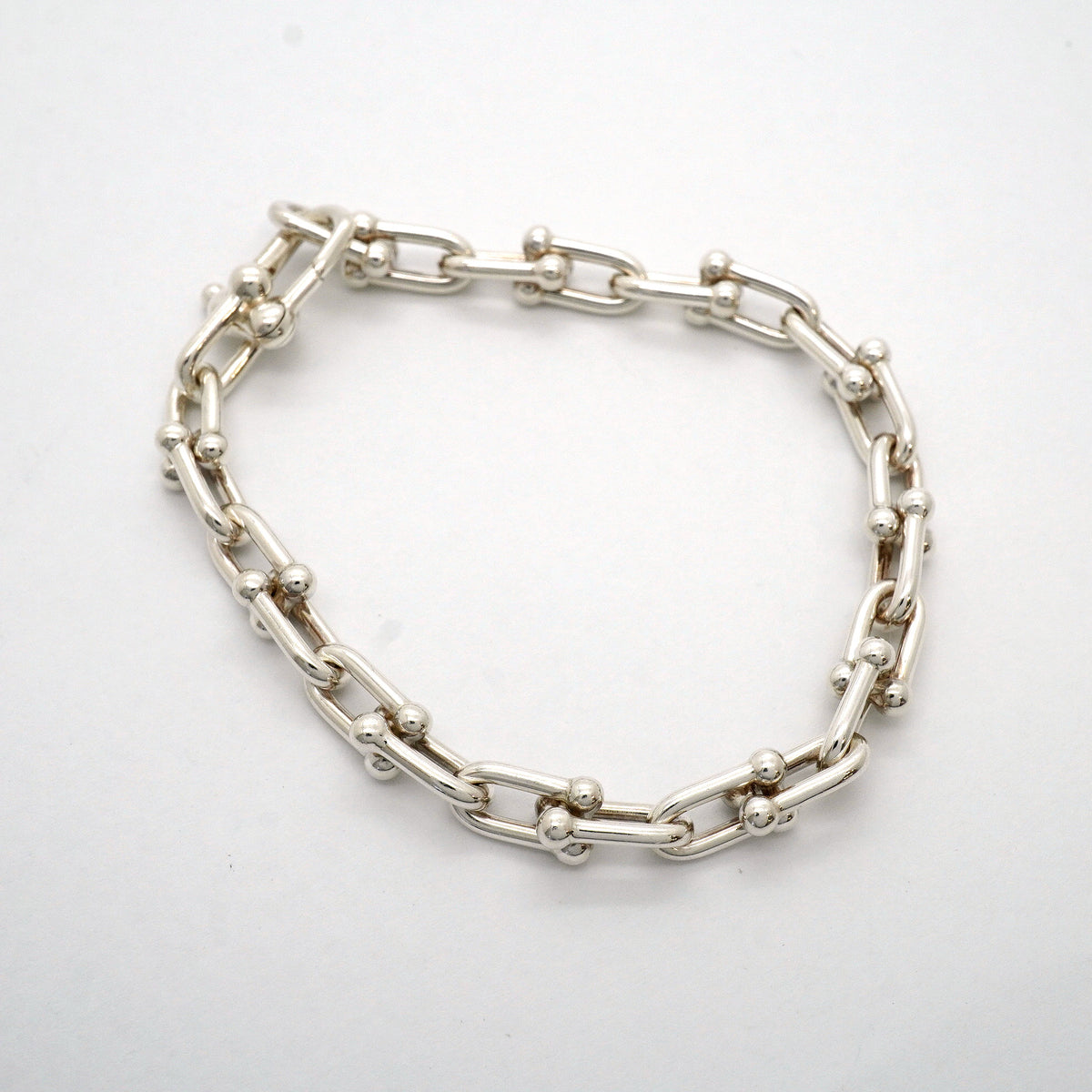 【6jhb0612】ティファニー ブレスレット ハードウェア/スモールリンク シルバー925【中古】レディース