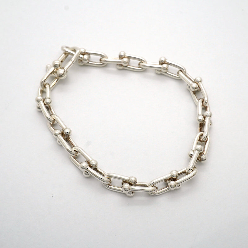 【6jhb0612】ティファニー ブレスレット ハードウェア/スモールリンク シルバー925【中古】レディース