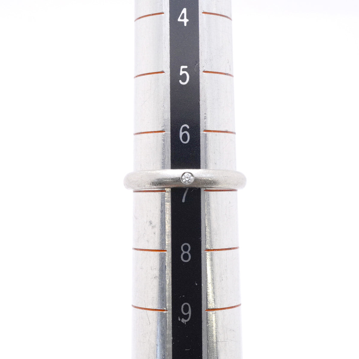 【6jhb0613】カルティエ リング クラシック 1PD Pt950 プラチナ ダイヤモンド ＃47【中古】レディース