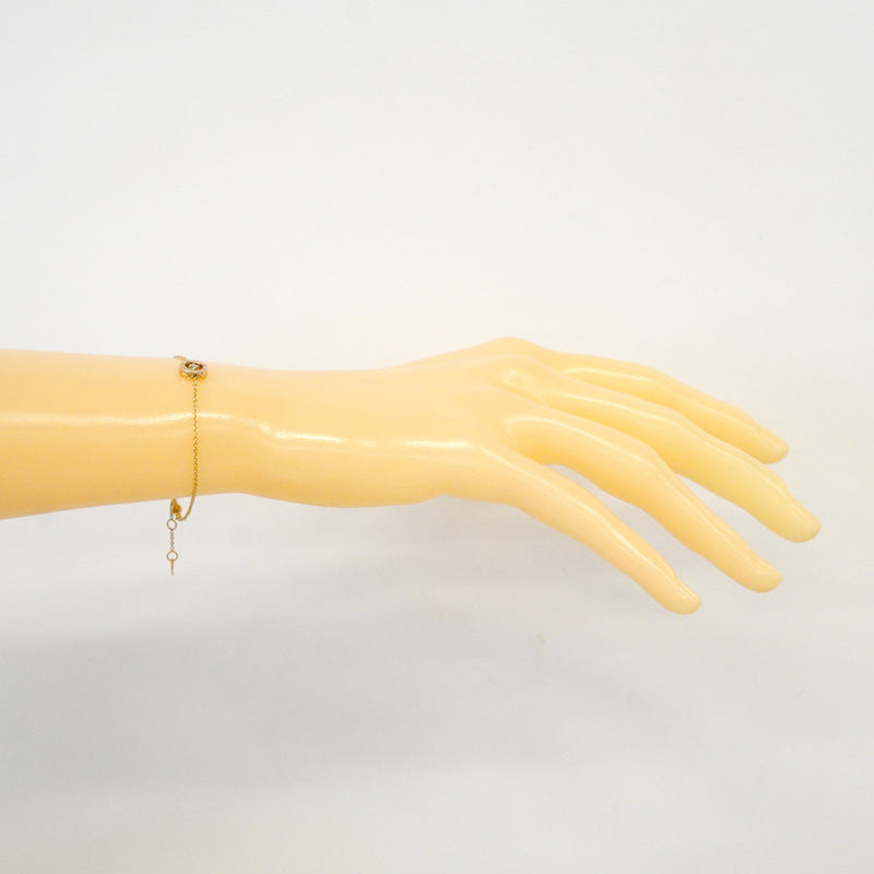 【6jhb0615】シャネル ブレスレット ココクラッシュ/ベージュゴールド 1PD K18PG ピンクゴールド ダイヤモンド【中古】レディース