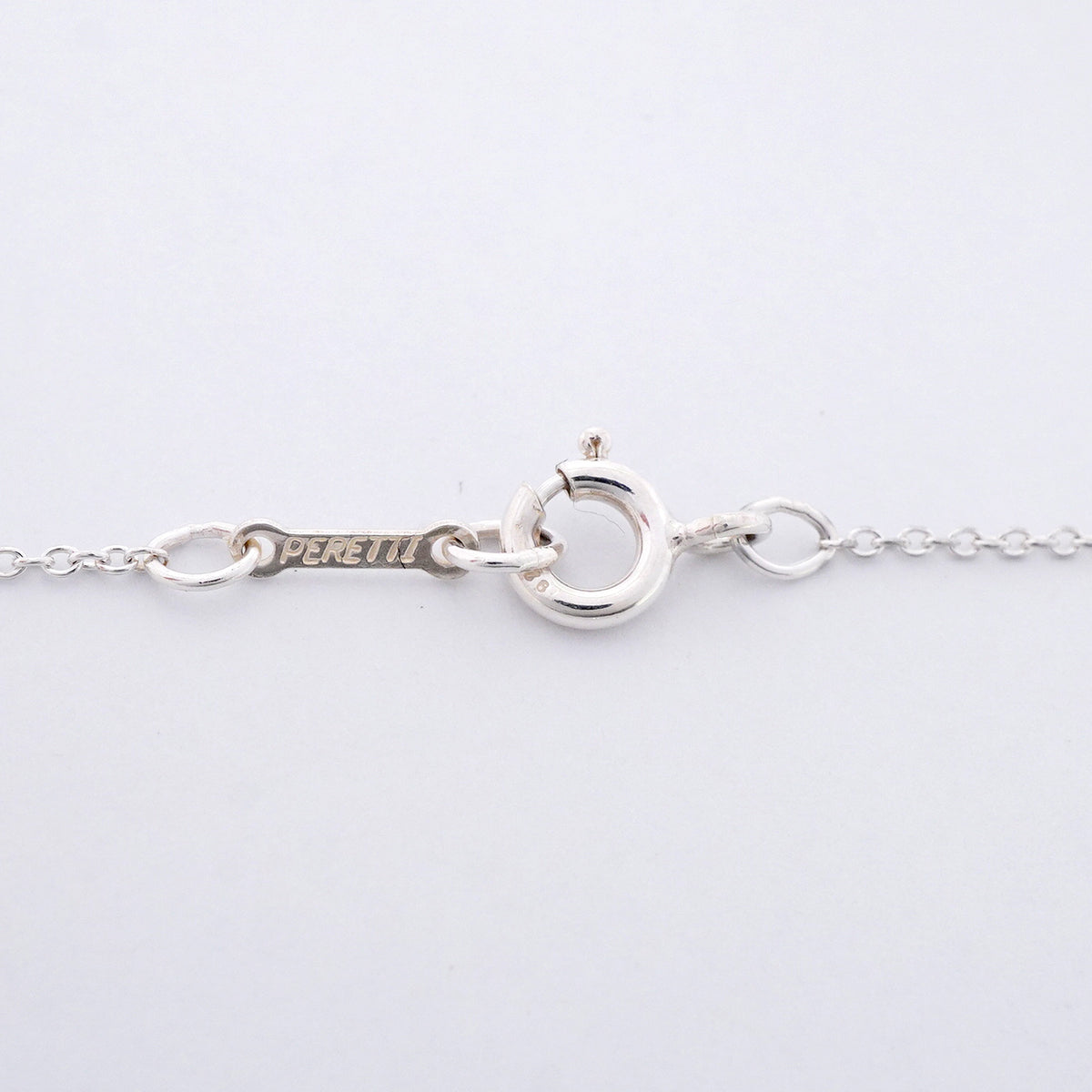 【6jhb0617】ティファニー ネックレス ビーン シルバー925【中古】レディース