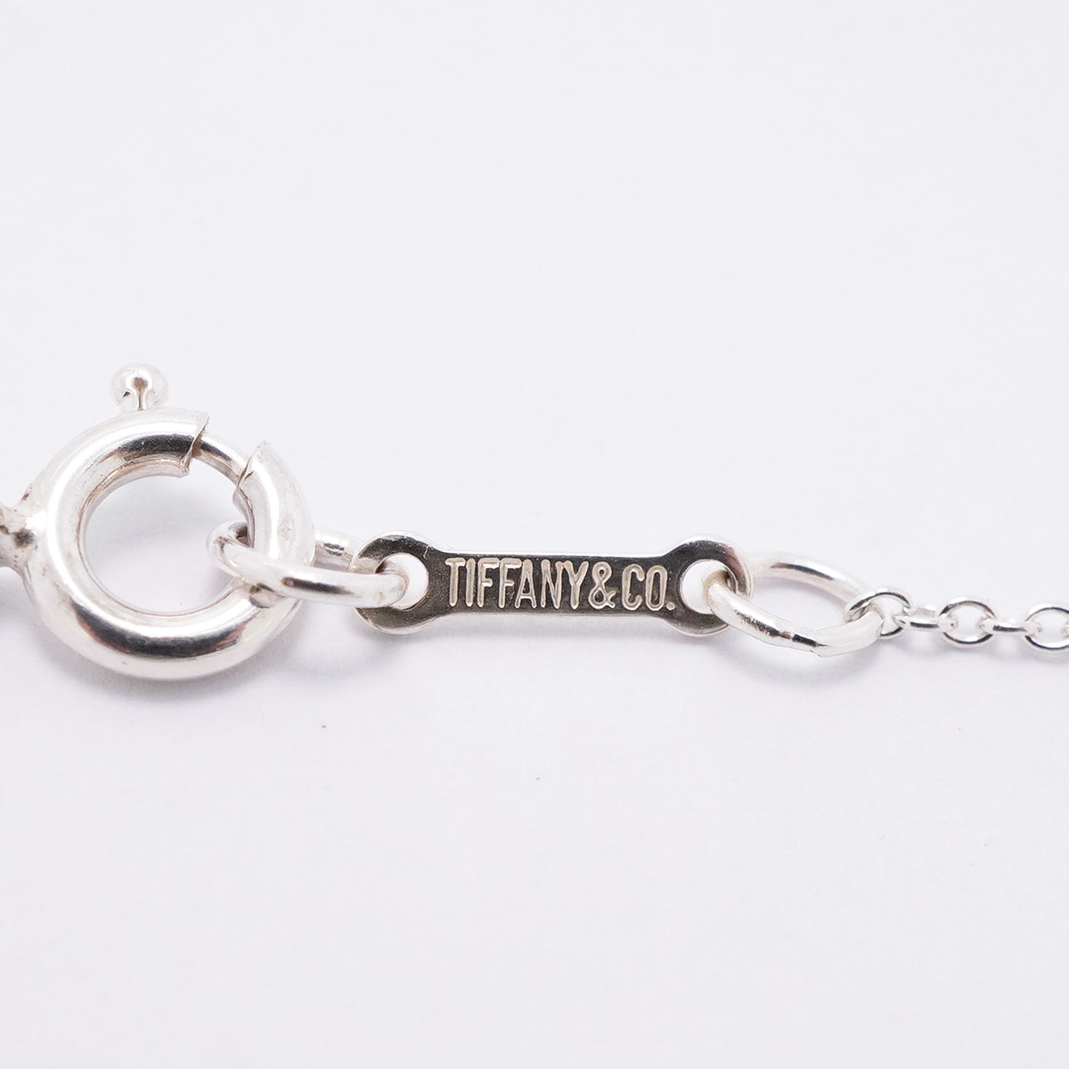 【6jhb0617】ティファニー ネックレス ビーン シルバー925【中古】レディース