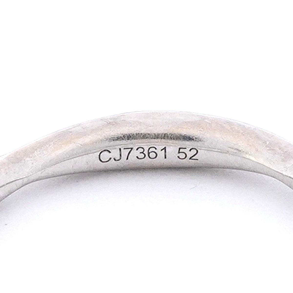 【6jhb0622】シャネル リング カメリア Pt950 プラチナ ダイヤモンド ＃52【中古】レディース
