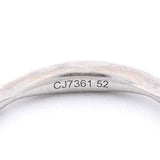 【6jhb0622】シャネル リング カメリア Pt950 プラチナ ダイヤモンド ＃52【中古】レディース
