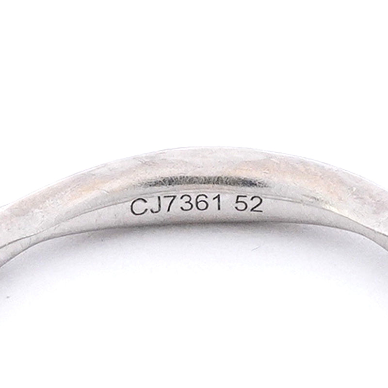【6jhb0622】シャネル リング カメリア Pt950 プラチナ ダイヤモンド ＃52【中古】レディース