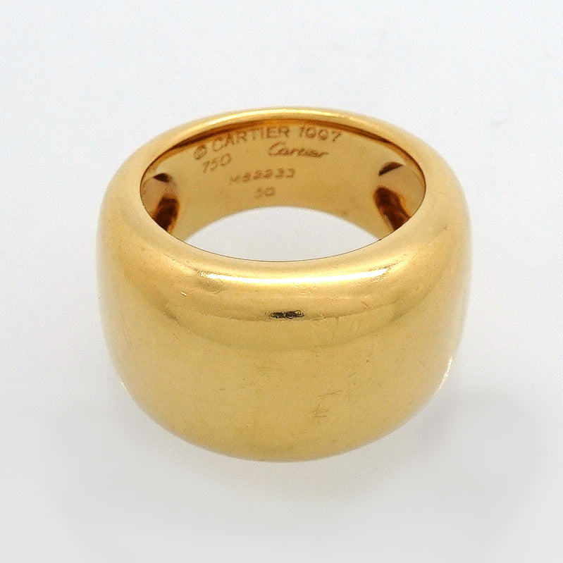 【6jhb0628】カルティエ リング ヌーベルバーグ K18YG イエローゴールド ＃50【中古】レディース