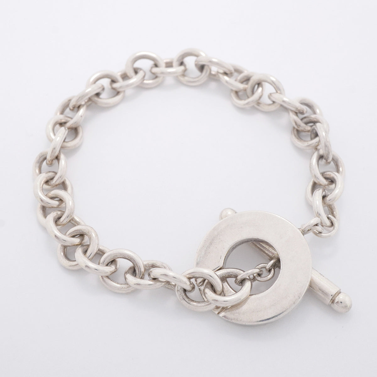 【6jhb0633】ティファニー ブレスレット トグル シルバー925【中古】レディース