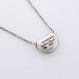 【6jhb0635】ティファニー ネックレス ビーン シルバー925【中古】レディース