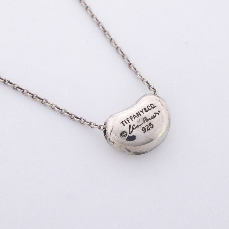 【6jhb0635】ティファニー ネックレス ビーン シルバー925【中古】レディース