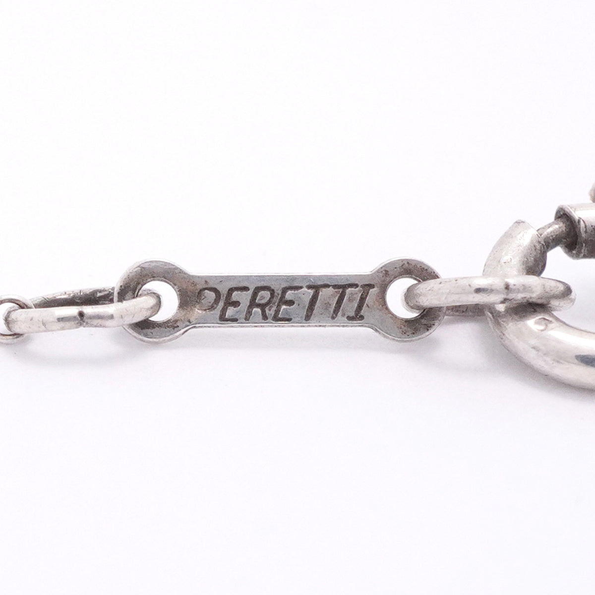 【6jhb0635】ティファニー ネックレス ビーン シルバー925【中古】レディース