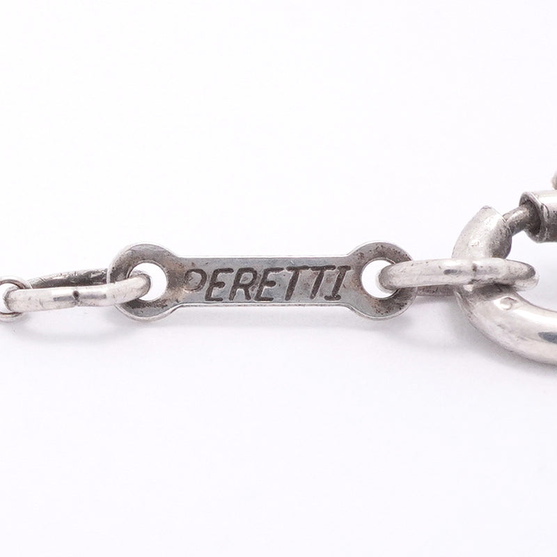【6jhb0635】ティファニー ネックレス ビーン シルバー925【中古】レディース