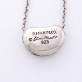 【6jhb0635】ティファニー ネックレス ビーン シルバー925【中古】レディース
