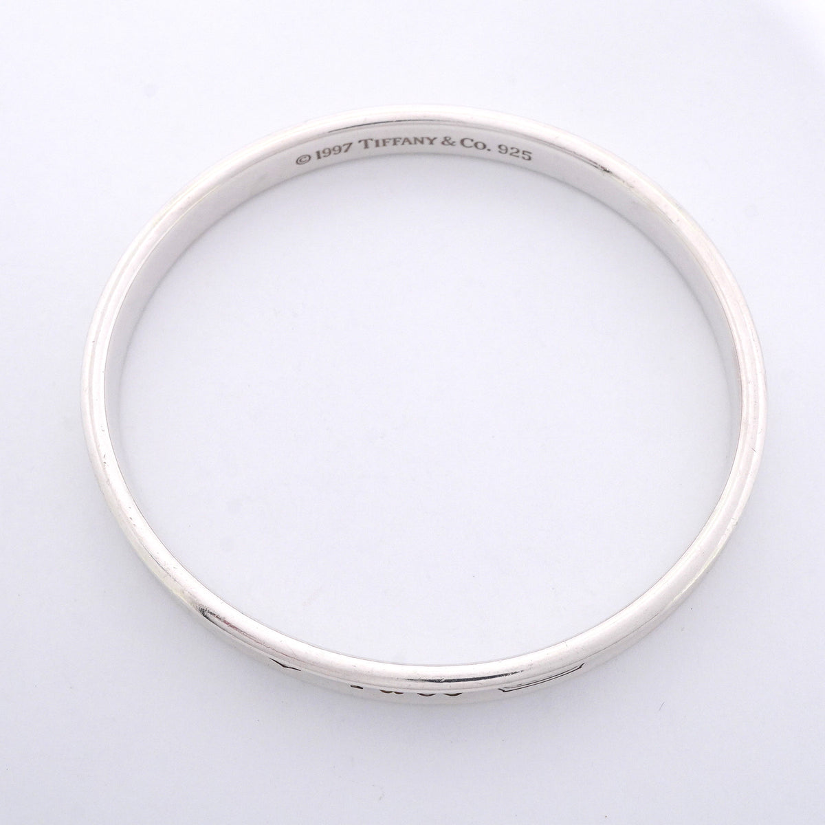 【6jhb0636】ティファニー バングル ナロー シルバー925【中古】レディース