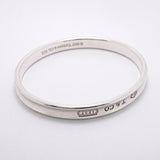 【6jhb0636】ティファニー バングル ナロー シルバー925【中古】レディース