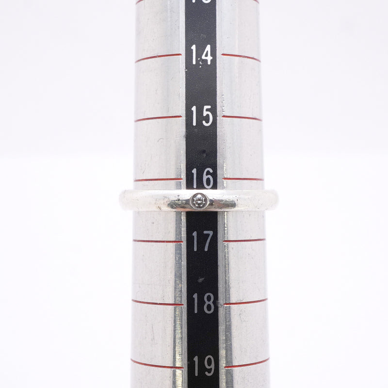 【6jhb0642】ティファニー リング スタッキングバンド 1PD シルバー925 ダイヤモンド 16.5号【中古】レディース