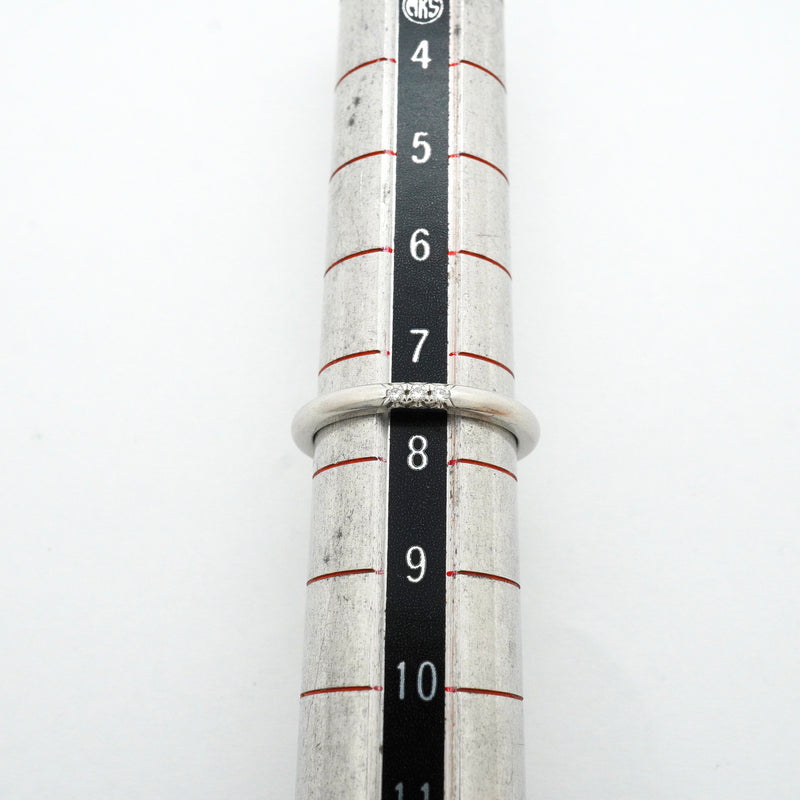 【6jhb0644】ティファニー リング フォーエバー 3PD Pt950 プラチナ ダイヤモンド 7.5号【中古】レディース