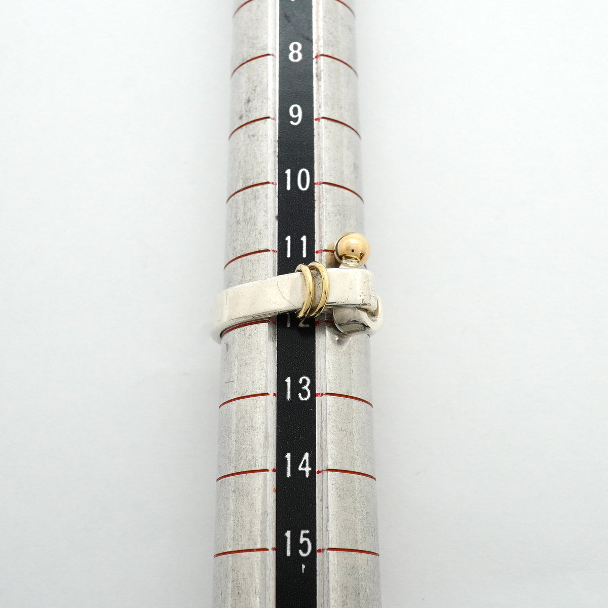 【6jhb0658】ティファニー リング フック&アイ K18YG イエローゴールド シルバー925 12号【中古】レディース