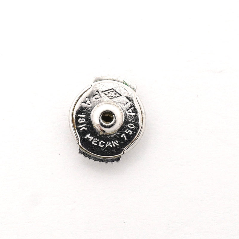 【6jhb0662】カルティエ ピアス ミニハート K18WG ホワイトゴールド ダイヤモンド【中古】レディース