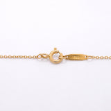【6jhb0664】ティファニー ネックレス ノーツ/レター K18YG イエローゴールド【中古】レディース