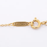 【6jhb0664】ティファニー ネックレス ノーツ/レター K18YG イエローゴールド【中古】レディース
