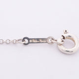 【6jhb0667】ティファニー ネックレス ダブルラビングハート 1PD シルバー925 ダイヤモンド【中古】レディース