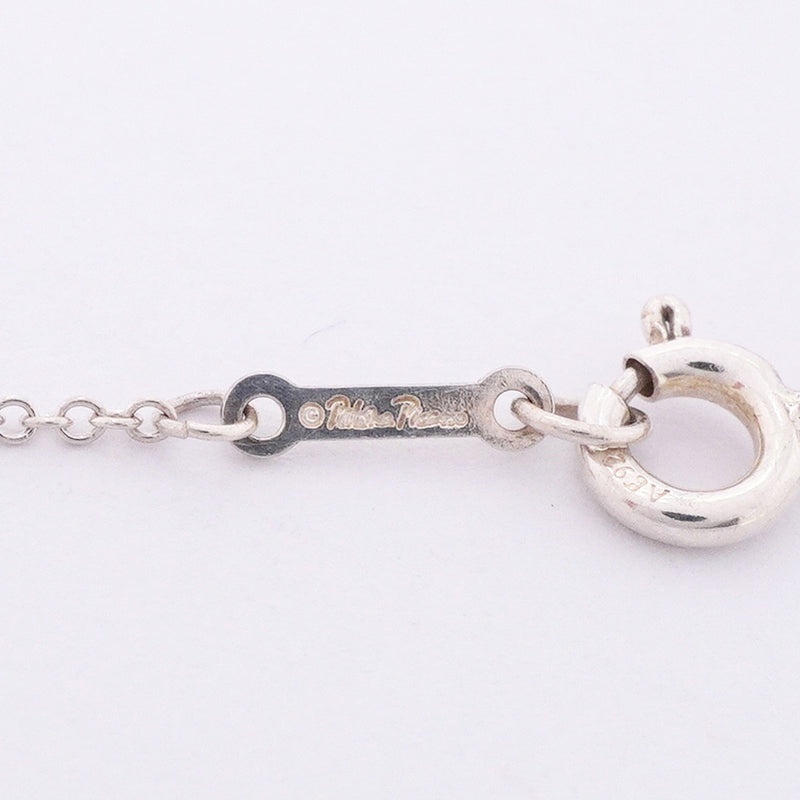 【6jhb0667】ティファニー ネックレス ダブルラビングハート 1PD シルバー925 ダイヤモンド【中古】レディース