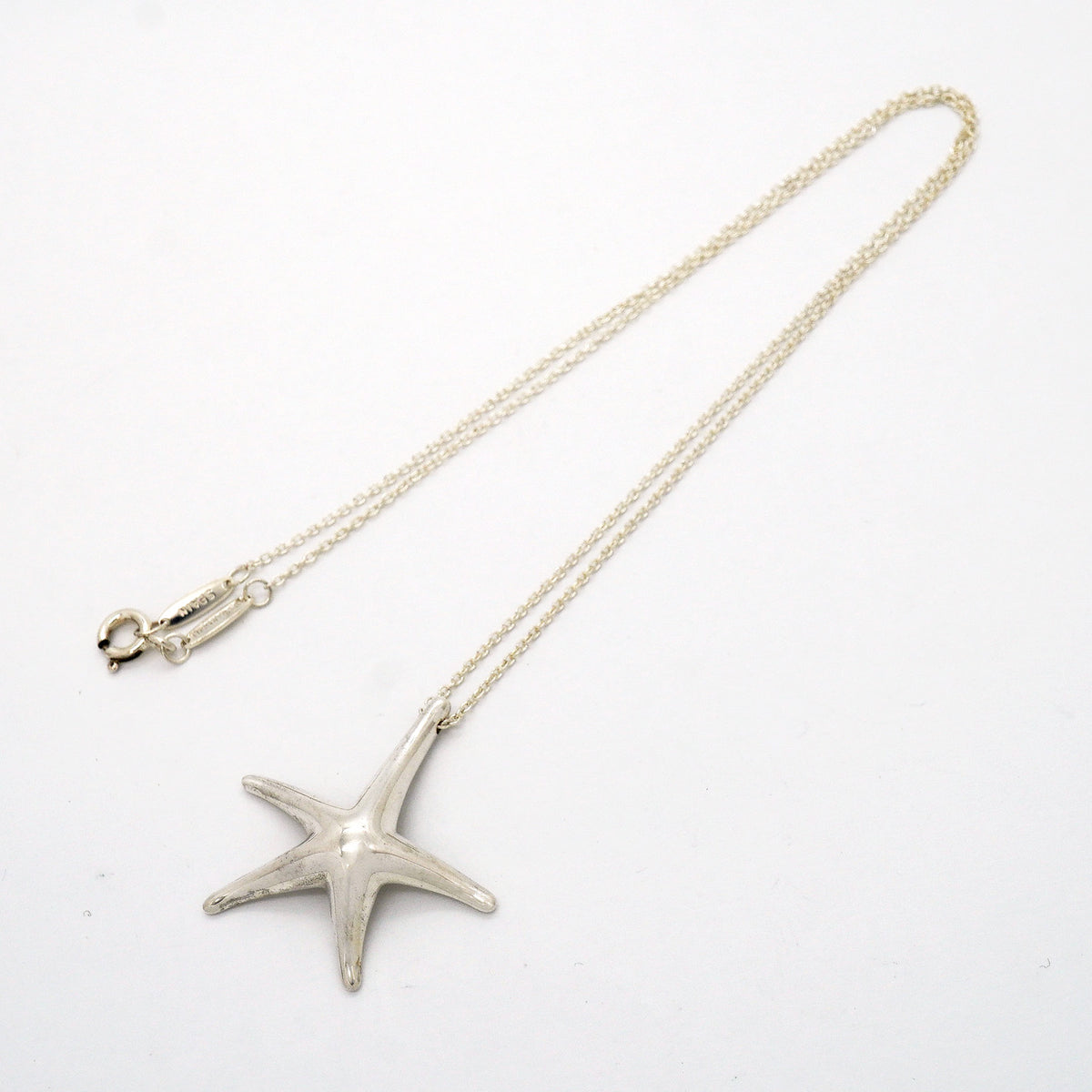 【6jhb0674】ティファニー ネックレス スターフィッシュ シルバー925【中古】レディース