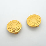 【6jhb0676】エルメス イヤリング セリエ GPメッキ ゴールド【中古】レディース
