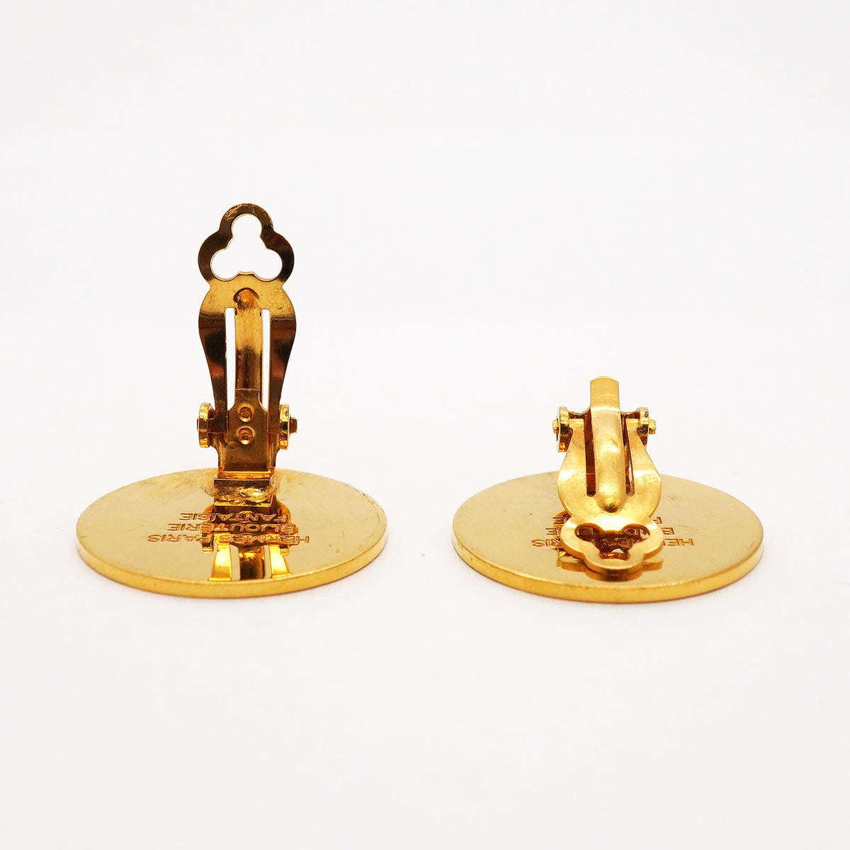 【6jhb0676】エルメス イヤリング セリエ GPメッキ ゴールド【中古】レディース