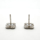 【6jhb0678】ヴァンクリーフ＆アーペル ピアス スウィート アルハンブラ K18WG ホワイトゴールド マザーオブパール【中古】レディース