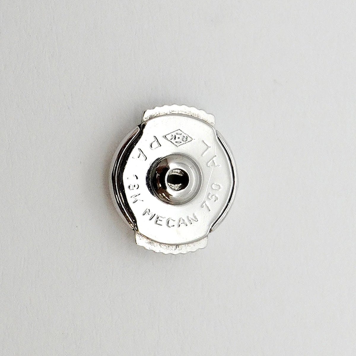 【6jhb0678】ヴァンクリーフ＆アーペル ピアス スウィート アルハンブラ K18WG ホワイトゴールド マザーオブパール【中古】レディース