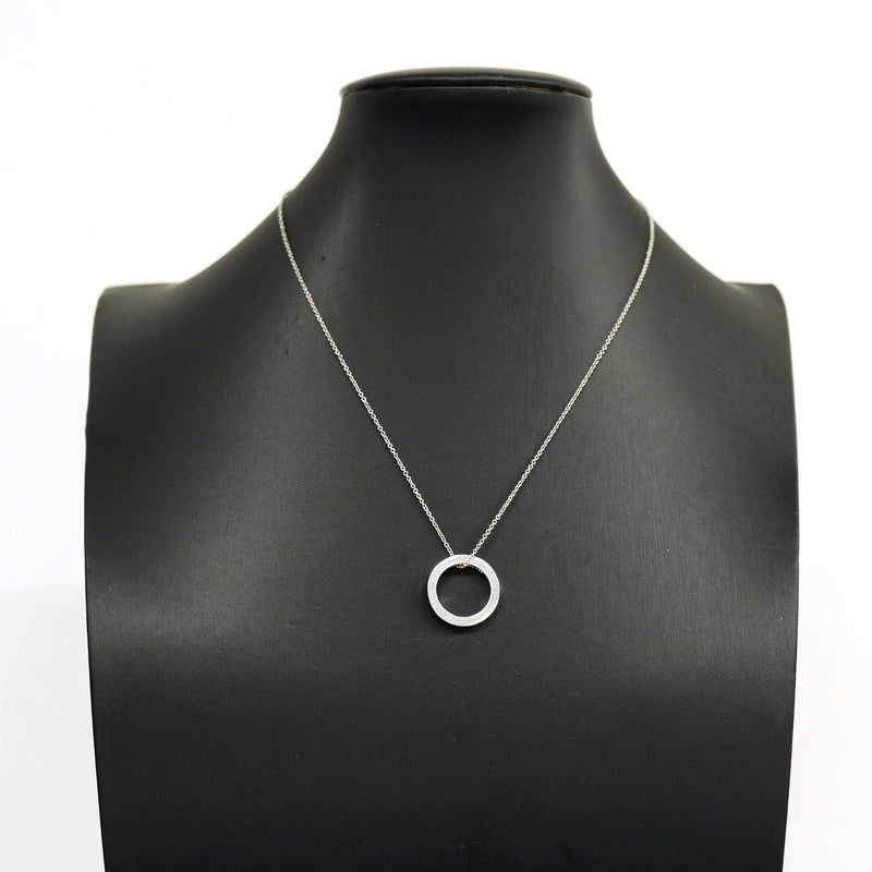 【6jhb0682】ティファニー ネックレス 1837/サークル シルバー925【中古】レディース